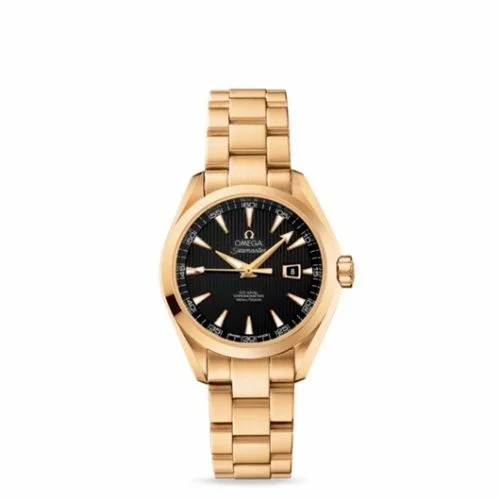 Omega Seamaster Aqua Terra 150M Co-Axial 34 Yellow Gold / Black / Bracelet 231.50.34.20.01.001 (23150342001001)